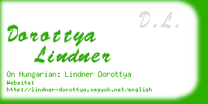 dorottya lindner business card